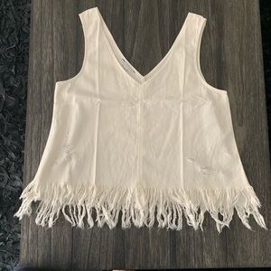 American Eagle distressed top
